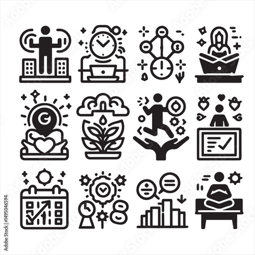 Veterinary icon set. Contains such icons as pets, medical history, health care, vet, vaccines, test, dental care, antiparasitic, diagnosis, x ray, veterinary clinic and more. Vector illustration