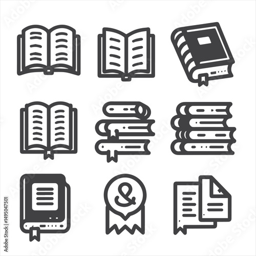 Veterinary icon set. Contains such icons as pets, medical history, health care, vet, vaccines, test, dental care, antiparasitic, diagnosis, x ray, veterinary clinic and more. Vector illustration