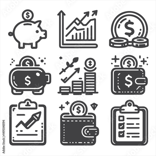 Blogger icon set. Containing influencer, content, creation, like, vlogging, blog, vlogger, social media, followers, personal brand, video equipment, digital marketing and more