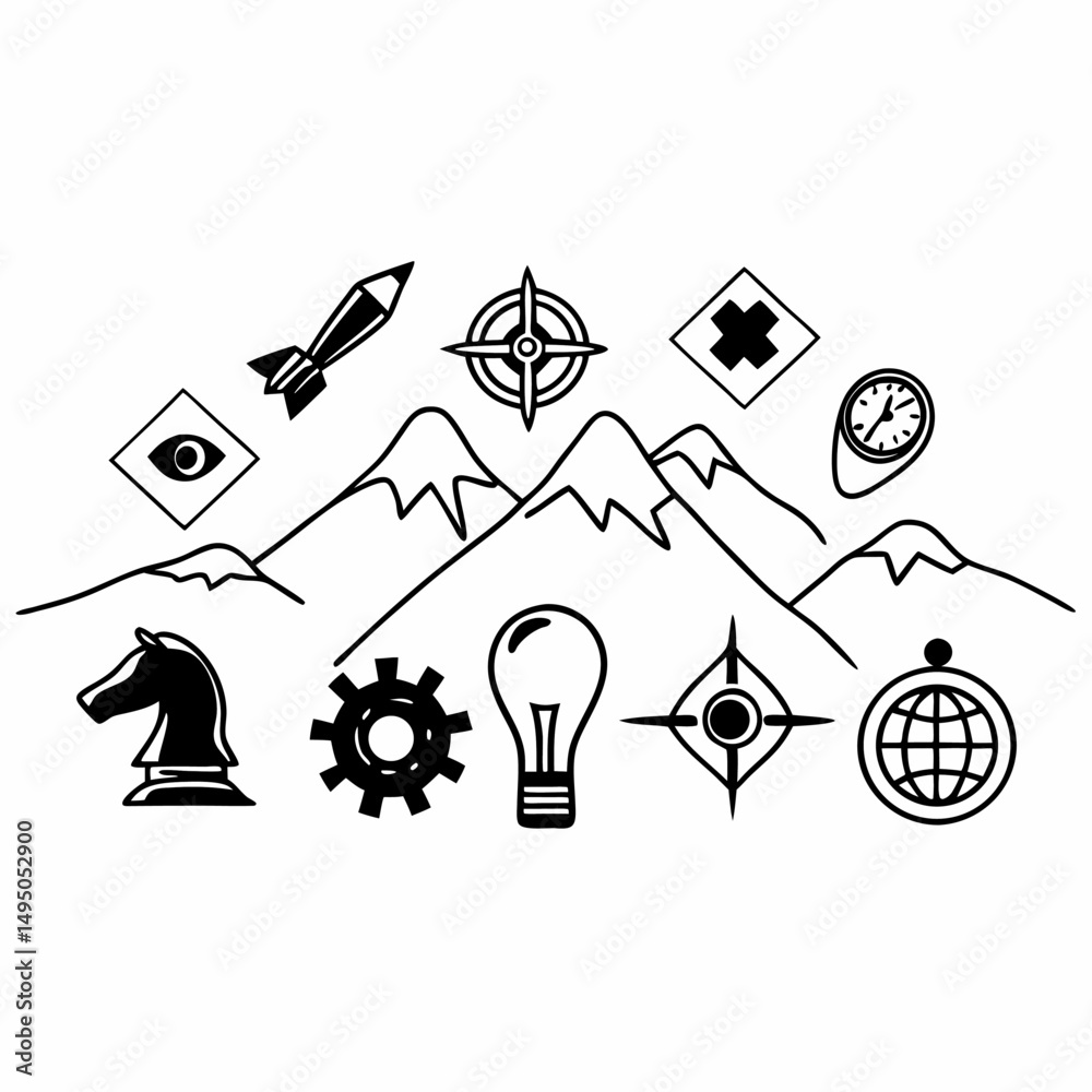 Fototapeta premium Social network concept vector illustration with people icons and internet symbols design