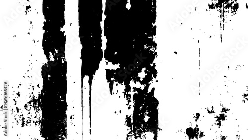 Grunge black and white wall texture. Vector grunge texture. White paints black and white style texture. Scratch Distress Sketch Grunge Dirt Overlay Texture	
