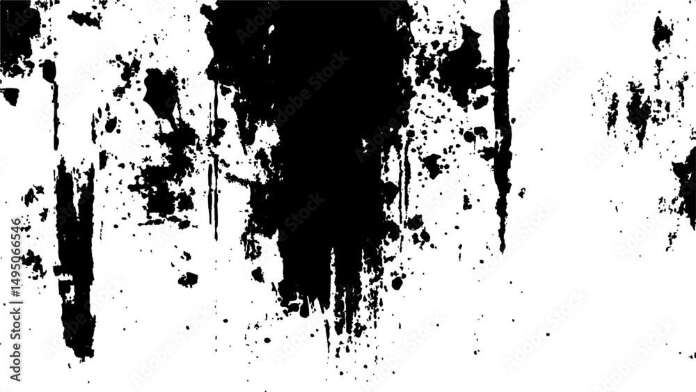 Obraz premium Grunge black and white wall texture. Vector grunge texture. White paints black and white style texture. Scratch Distress Sketch Grunge Dirt Overlay Texture 