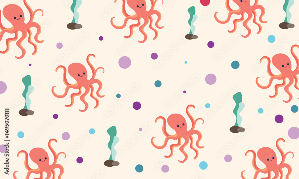 Fototapeta premium seamless pattern with colored ink splashes