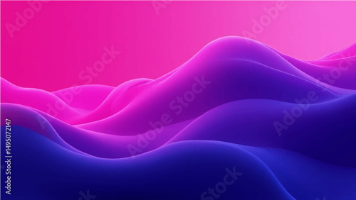 Abstract pink magenta blue purple abstract color gradient background grainy texture effect web banner header poster design.