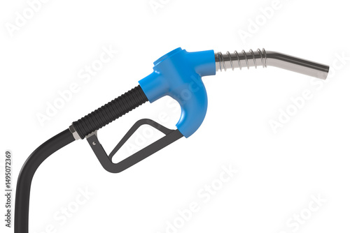 Fuel nozzle on white backgr...