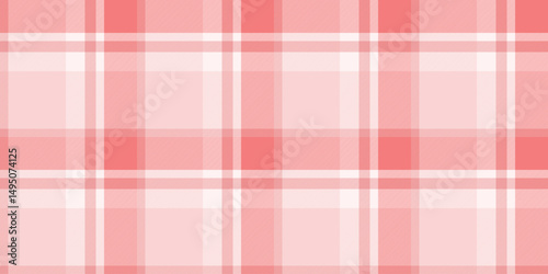 Soft pink and white plaid pattern.  Perfect for backgrounds, textile design, or feminine branding. This subtle, elegant texture offers a versatile and calming aesthetic.