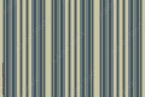 Outfit fabric texture textile, dining room seamless stripe pattern. Merry lines vector vertical background in pastel and cyan colors.