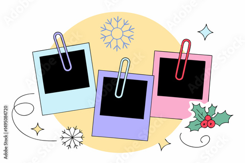 blank photo frames