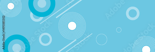 Blue geometric abstract background. banner sky blue background Vector illustration,eps10