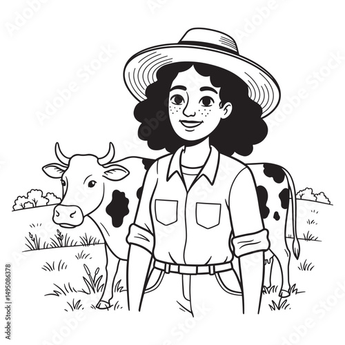 cow herder girl