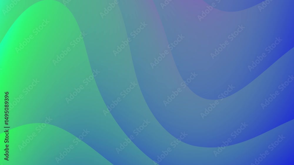 Blue green smooth wave gradient