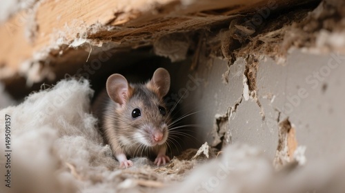 Rat in Home Insulation