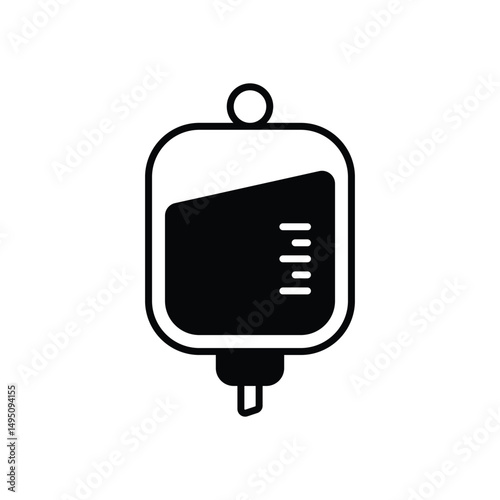 Blood Bag Vector icon