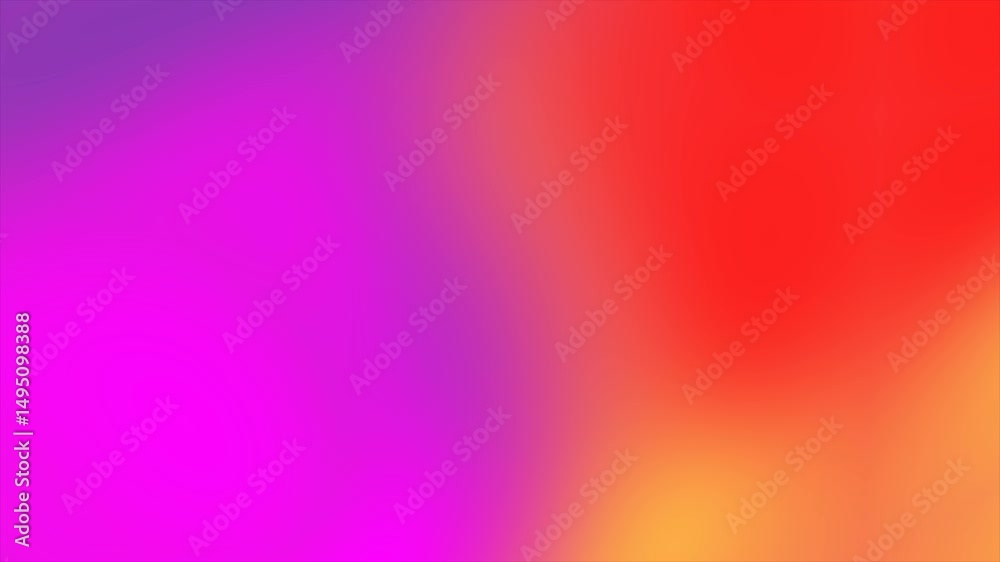 Pink, yellow, and orange gradient animation for abstract backgrounds digital, websites, advertising and presentation. colorful gradient smooth looping animation. colorful blurred animation background