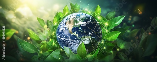 Environment, Social, Governance and sustainability development concept,Protection, Regulations, Education, Healthcare.
