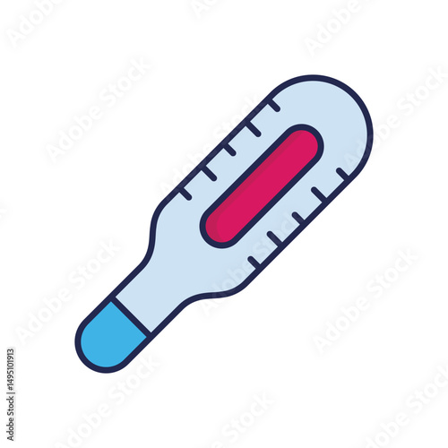 Thermometer Vector icon