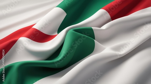Festa della Repubblica: Flag colors of Italy and Hungary Celebrating Italy's Republic Day