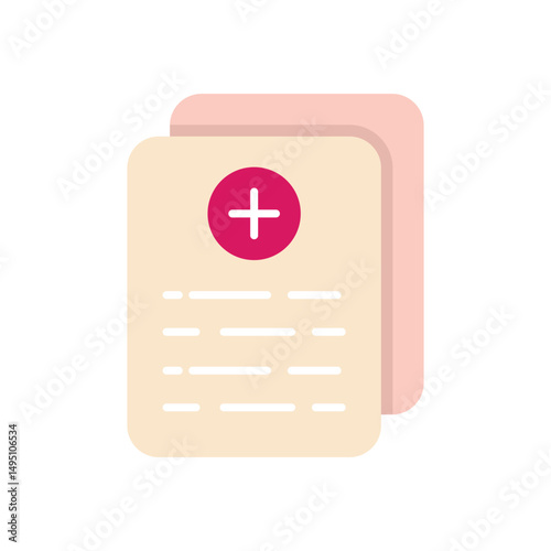 Med Records Vector icon