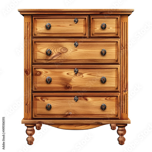 a highly detailed vector Chest