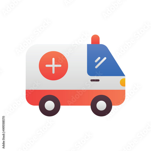 Ambulance Vector icon