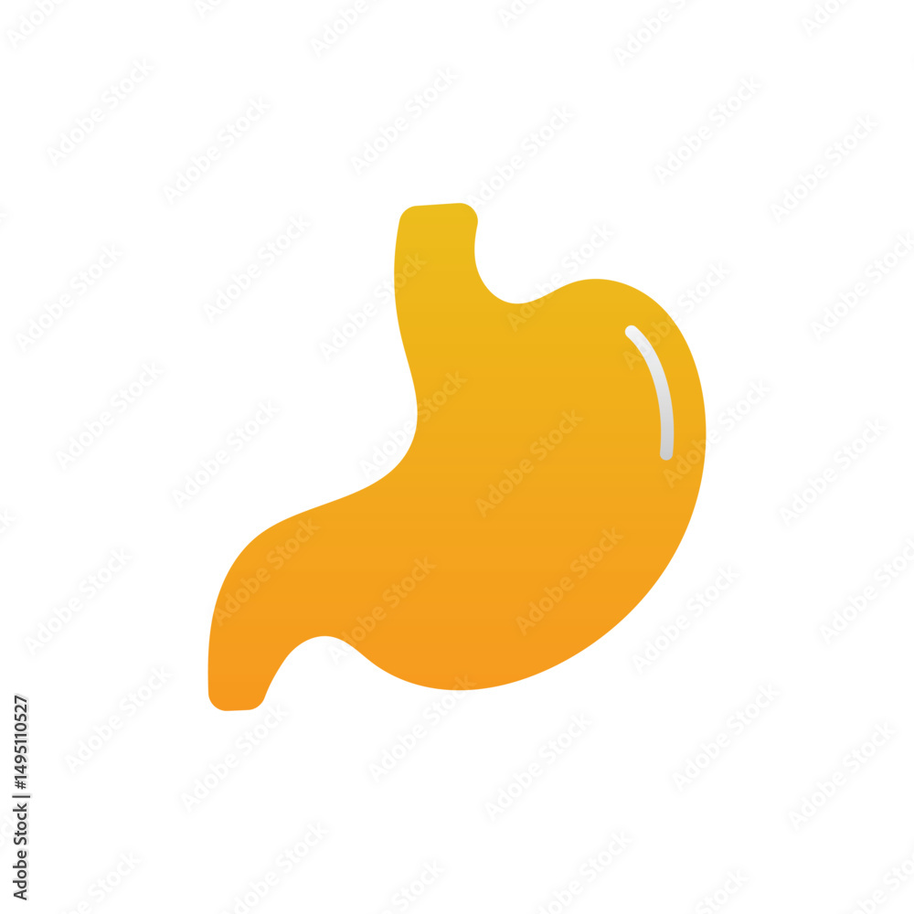 Fototapeta premium Stomach Vector icon