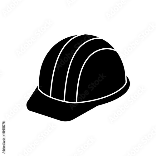 construction helmet vector illustration