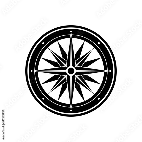 ethical compass  vector illustration