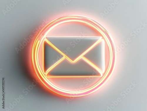 Neon Email Icon