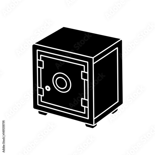 safe vector illustration