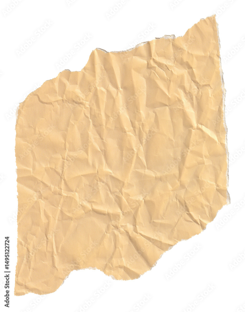 Obraz premium Beige Torn Paper Texture