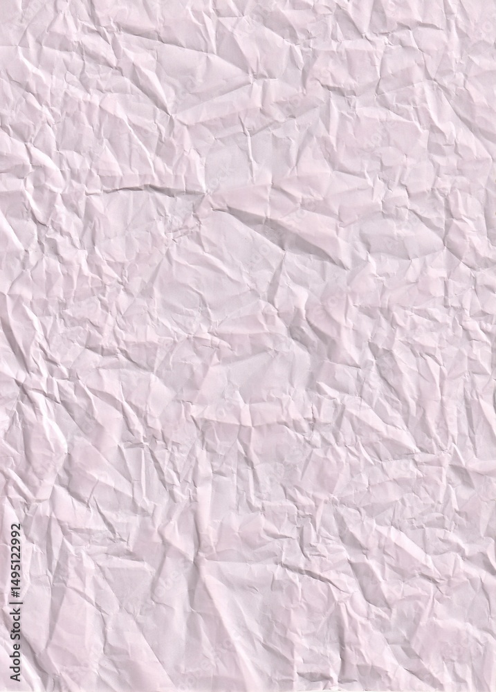 Obraz premium Pink Crumpled Paper Sheet Texture