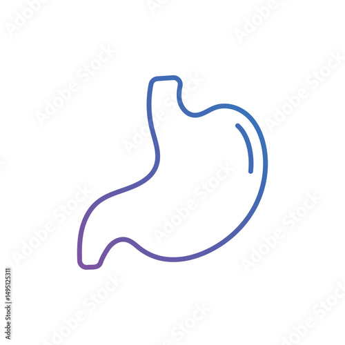 Stomach Vector icon