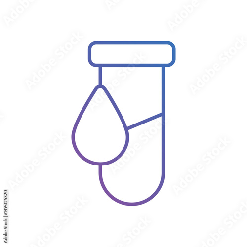 Blood Test Vector icon