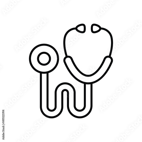 Stetoscope Vector icon