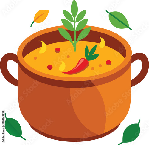 Traditional Halal Food Vector Set – Biryani, Tea, Sweets, Kebabs, Food Vector, Colored food vector