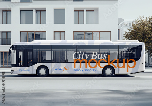 City Bus Mockup