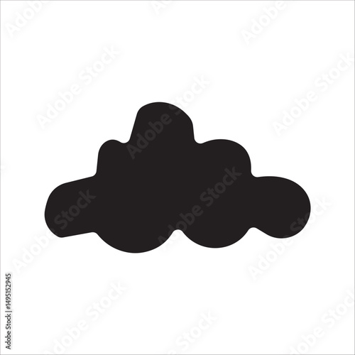 Cloud icon vector. Line sky symbol. Trendy flat weather outline ui sign design. Thin linear graphic pictogram for web site, mobile application.