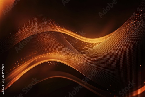 Abstract design with swirling, warm tones.