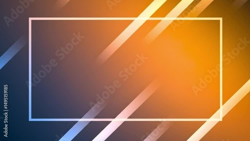 Abstract gradient lines in vibrant colors with copy space