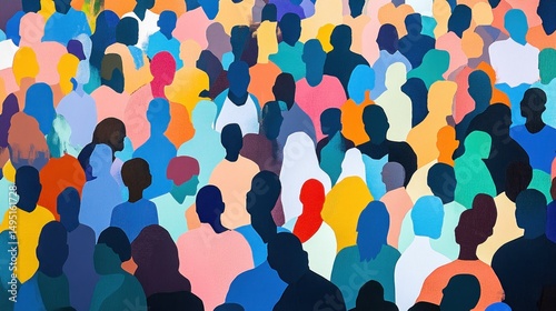 A Colorful Crowd: Unity in Diversity