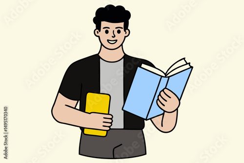man with a clipboard