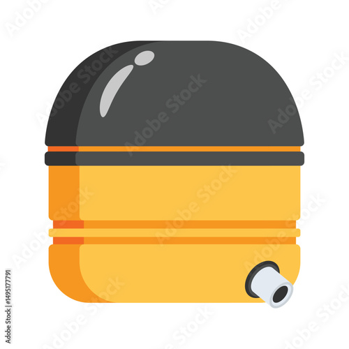 A handy 2d style icon depicting pet drink tank