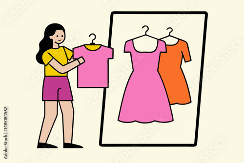 two women shopping