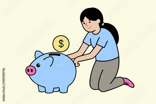man with piggy bank