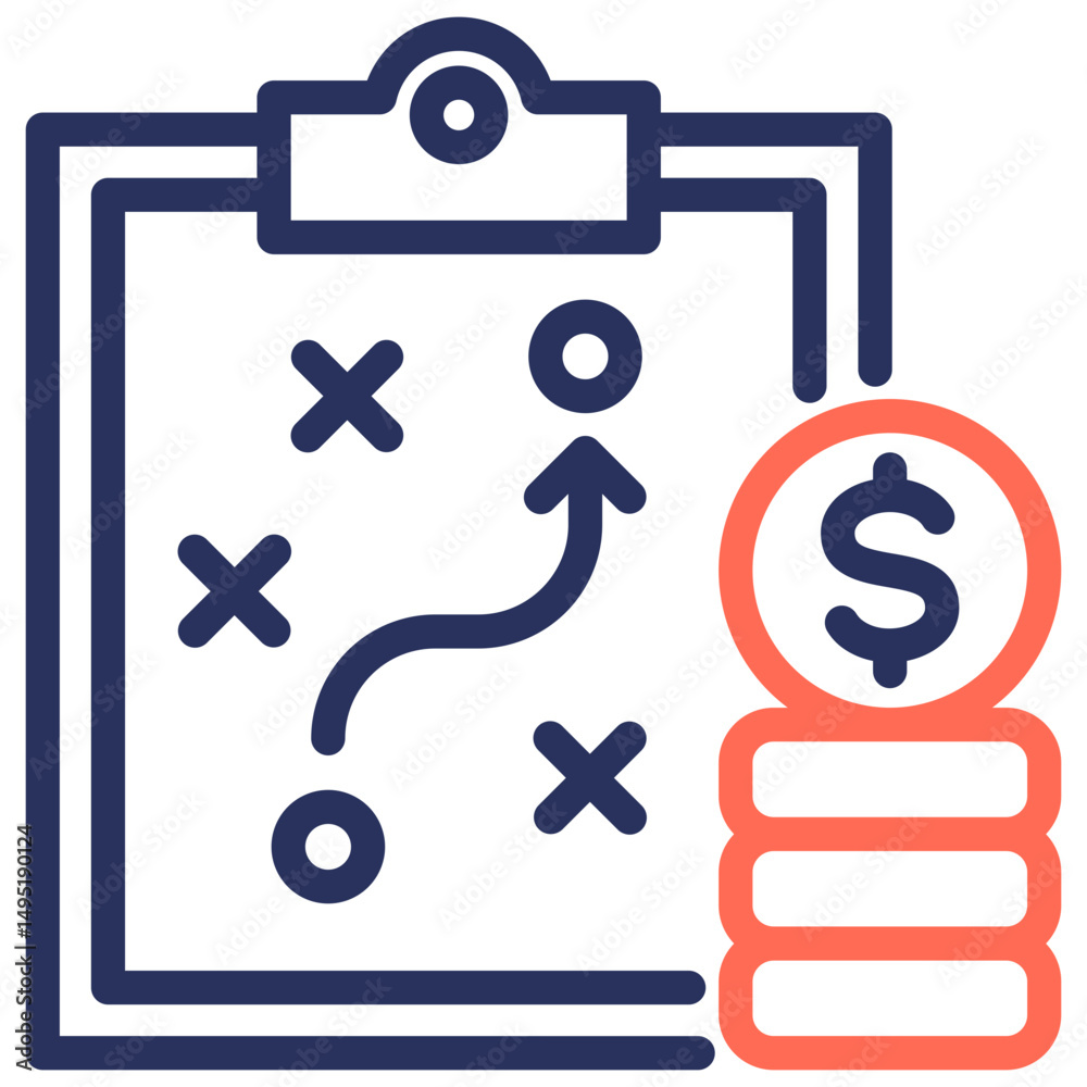 Obraz premium Tactics Icon