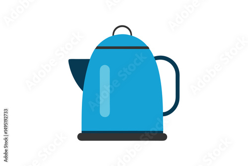 electric kettle isolated on white