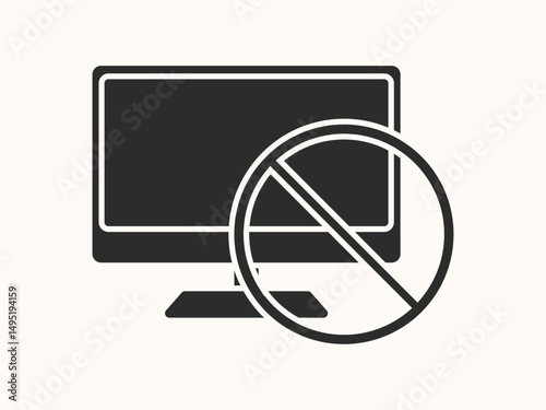 vector digital detox icon symbol