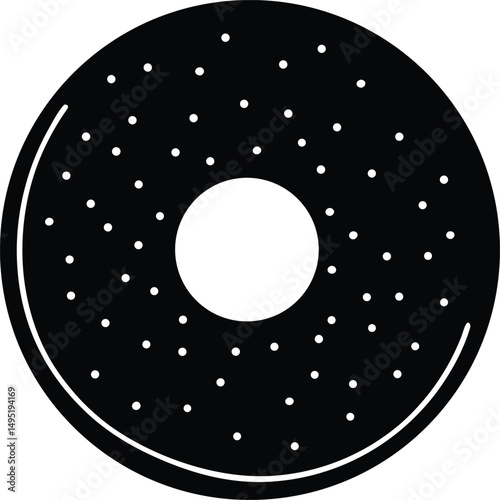vector illustration of a plate