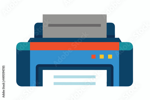 printer icon vector illustration