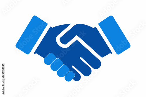 handshake icon vector illustration